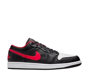 Buy (GS) Jordan 1 Low Black Fire Red at Sasom – Authentic and Ready to Ship