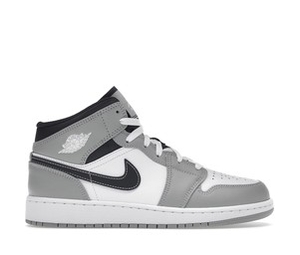 Buy Jordan 1 Mid Light Smoke Grey (GS) at Sasom – Authentic and Ready to Ship