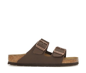 Buy Birkenstock Arizona Birko-Flor Dark Brown (Women's) at Sasom – Authentic and Ready to Ship
