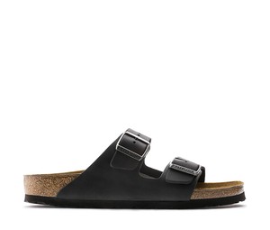 Buy Birkenstock Arizona Oiled Leather Black at Sasom – Authentic and Ready to Ship