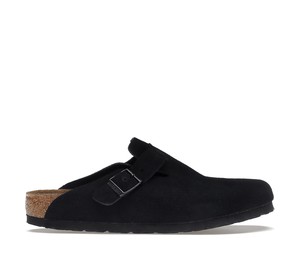 Buy Birkenstock Boston Soft Footbed Suede Black at Sasom – Authentic and Ready to Ship