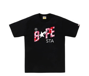Buy Bape Abc Camo BAPE STA Logo Tee Black Pink at Sasom – Authentic and Ready to Ship