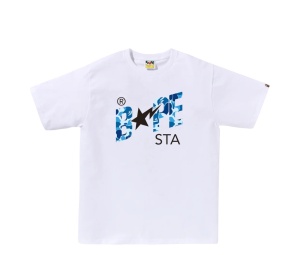 Buy Bape Abc Camo BAPE STA Logo Tee White Blue at Sasom – Authentic and Ready to Ship