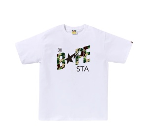 Buy Bape Abc Camo BAPE STA Logo Tee White Green at Sasom – Authentic and Ready to Ship
