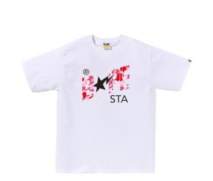 Buy Bape Abc Camo BAPE STA Logo Tee White Pink at Sasom – Authentic and Ready to Ship