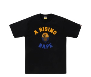 Buy Bape A Rising BAPE Tee Black at Sasom – Authentic and Ready to Ship