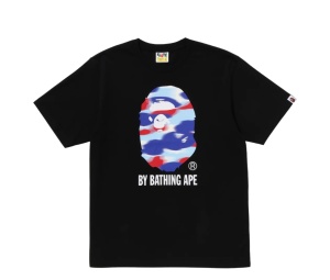 Buy Bape Screen Camo By Bathing Ape Tee Black at Sasom – Authentic and Ready to Ship