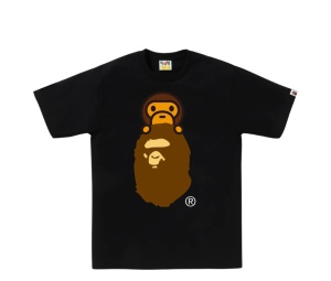 Buy Bape Milo On Ape Head Tee Black at Sasom – Authentic and Ready to Ship