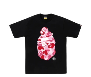 Buy BAPE Abc Camo Milo on Big Ape Tee Black Red at Sasom – Authentic and Ready to Ship