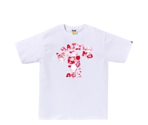 Bape x Sanrio Characters Hello Kitty College Mini Tee Black (Women's)