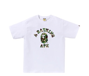 Buy Bape Abc Camo College Tee White Green at Sasom – Authentic and Ready to Ship