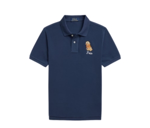 Buy Polo Ralph Lauren Dog-Embroidered Cotton Mesh Polo Shirt Rustic Navy at Sasom – Authentic and Ready to Ship