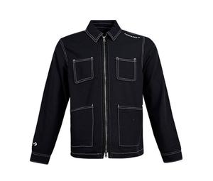 Buy Converse Pocket Woven Long Jackets Men Black at Sasom – Authentic and Ready to Ship