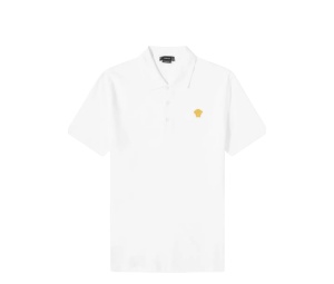 Buy Versace Medusa Logo Polo Shirt White at Sasom – Authentic and Ready to Ship