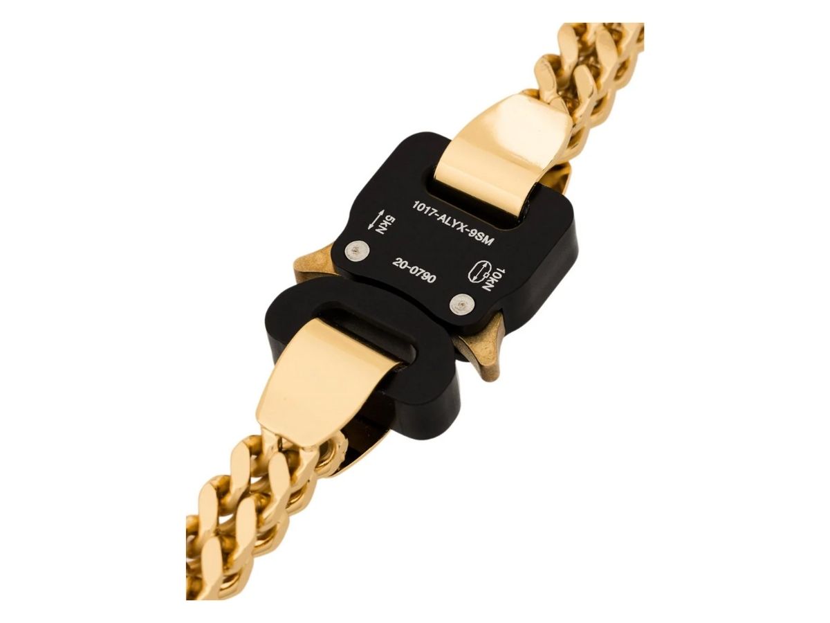ช้อป 1017 ALYX 9SM Cubix Mini Necklace Goldของแท้ที่ SASOM