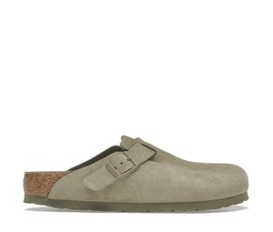 Buy Birkenstock Boston Soft Footbed Suede Faded Khaki at Sasom – Authentic and Ready to Ship