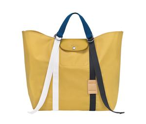 Buy Longchamp Le Pliage Re play Cow Leather Trim Tote Bag Shopping Bag Shoulder Bag Handbag Extra Large Women's Corn Color at Sasom – Authentic and Ready to Ship