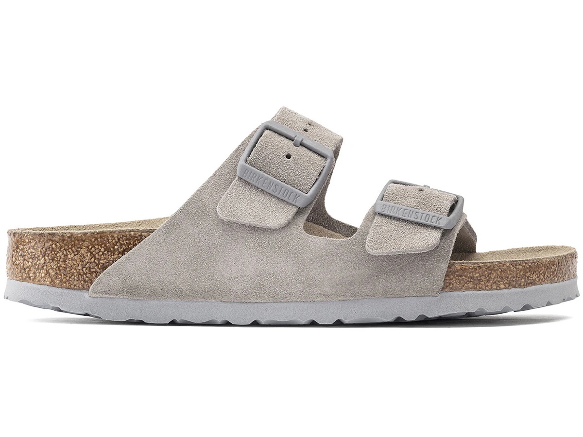 Birkenstock Arizona Soft Footbed Suede Stone Coin | SASOM