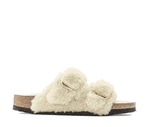 Buy Birkenstock Arizona Big Buckle Teddy Eggshell (Women's) at Sasom – Authentic and Ready to Ship