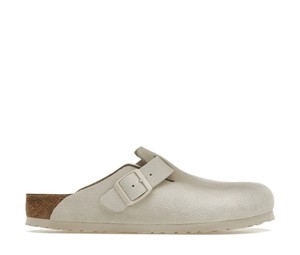 Buy Birkenstock Boston Antique White Suede at Sasom – Authentic and Ready to Ship