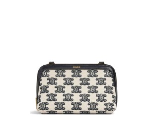 Buy Celine Triumph Gate Crossbody Bag Black White at Sasom – Authentic and Ready to Ship