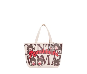 Buy Gentlewoman Playdate With Monchhichi Tote Bag White at Sasom – Authentic and Ready to Ship
