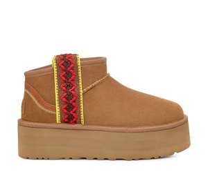 Buy UGG Classic Ultra Mini Braid Boot Chestnut (Women's) at Sasom – Authentic and Ready to Ship