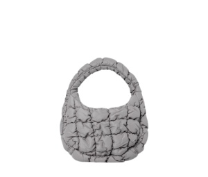 Buy COS Quilted Micro Bag Grey at Sasom – Authentic and Ready to Ship