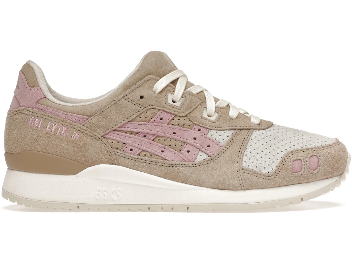 asics gel lyte iii wood crepe plum blossom