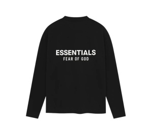 Buy Fear of God Classic Long Sleeve Tee Black at Sasom – Authentic and Ready to Ship