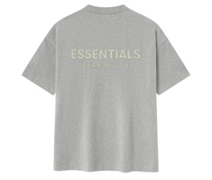 Buy Fear of God Essentials Classic Tee Concrete Heater at Sasom – Authentic and Ready to Ship
