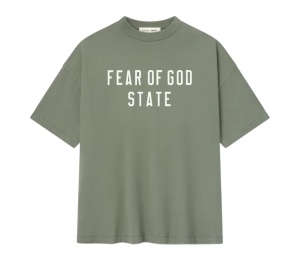 Buy Fear of God Essentials 90's Tee Moss at Sasom – Authentic and Ready to Ship
