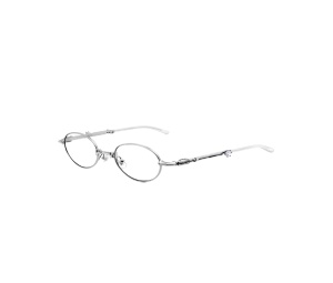 Gentle Monster Pico 02 In Silver Metal Frame With Clear Lenses