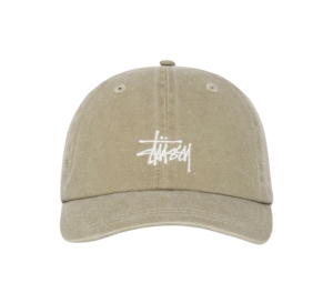 Buy Stussy Basic Stüssy Cap Washed Faded Tan at Sasom – Authentic and Ready to Ship