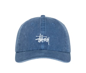 Buy Stussy Basic Stüssy Cap Washed Faded Navy at Sasom – Authentic and Ready to Ship