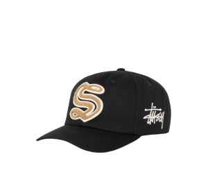 Stussy Mid-Depth Stu Arch Strapback Black | ของแท้