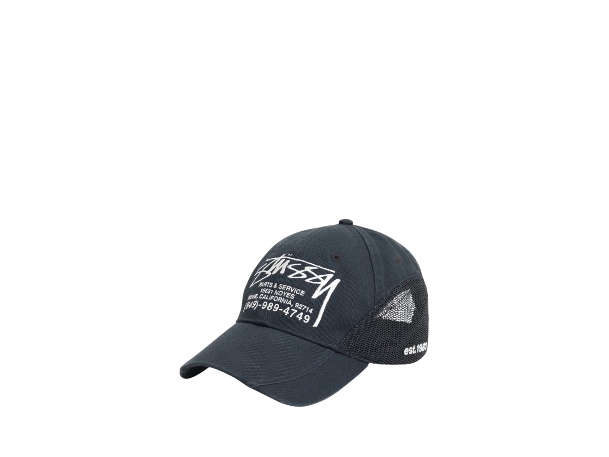 ช้อป Stussy Parts & Service Mesh Cap Blackของแท้ที่ SASOM