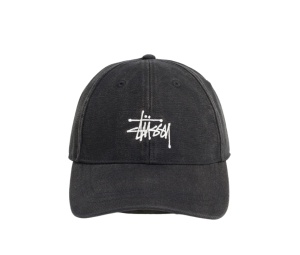 Buy Stussy Basic Stüssy Cap Washed Canvas Black at Sasom – Authentic and Ready to Ship