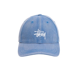 Buy Stussy Basic Stüssy Cap Washed Canvas Blue at Sasom – Authentic and Ready to Ship