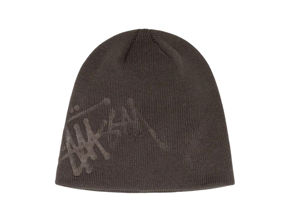 Stussy Debossed Basic Logo Skullcap Brown | ของแท้