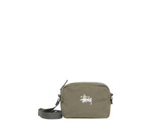 Buy Stussy Canvas Pouch Green at Sasom – Authentic and Ready to Ship
