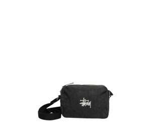 Buy Stussy Canvas Pouch Washed Black at Sasom – Authentic and Ready to Ship