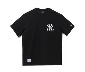 Buy New Era X MLB New York Yankees Logo Letter Print Crewneck T Shirt Black at Sasom – Authentic and Ready to Ship