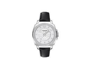 Buy Coach Boyfriend Crystal Watch 34mm Black Silver (Women's) at Sasom – Authentic and Ready to Ship
