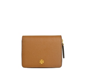 Buy Tory Burch Emerson Zip Around Mini Wallet Moose at Sasom – Authentic and Ready to Ship