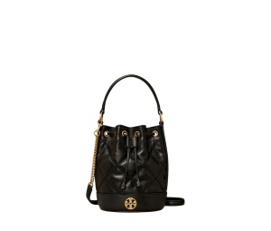 Buy Tory Burch  Willa Mini Bucket Bag Black Leather Drawstring Quilted at Sasom – Authentic and Ready to Ship