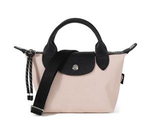 Buy Longchamp Le Pliage Energy Recycled Canvas Dumpling Bag One Shoulder Handbag Mini Women's Nude at Sasom – Authentic and Ready to Ship