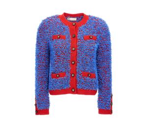 Buy TORY BURCH Ruffled Button-up Cardigan at Sasom – Authentic and Ready to Ship