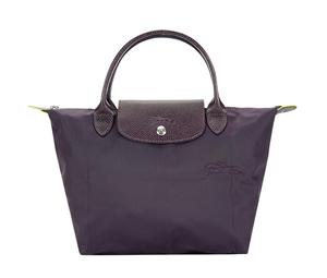 Buy Longchamp Recycled Polyamide Canvas Dumpling Bag Handbags Small Size Women's Dark Purple at Sasom – Authentic and Ready to Ship