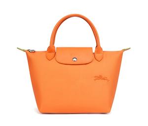 Buy Longchamp Le Pliage Green Recycled Canvas One Shoulder Handbags Small Size Women's Sweet Orange Color at Sasom – Authentic and Ready to Ship